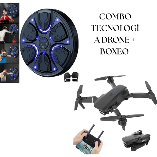 Super Combo: Dron y Maquina de boxeo musical